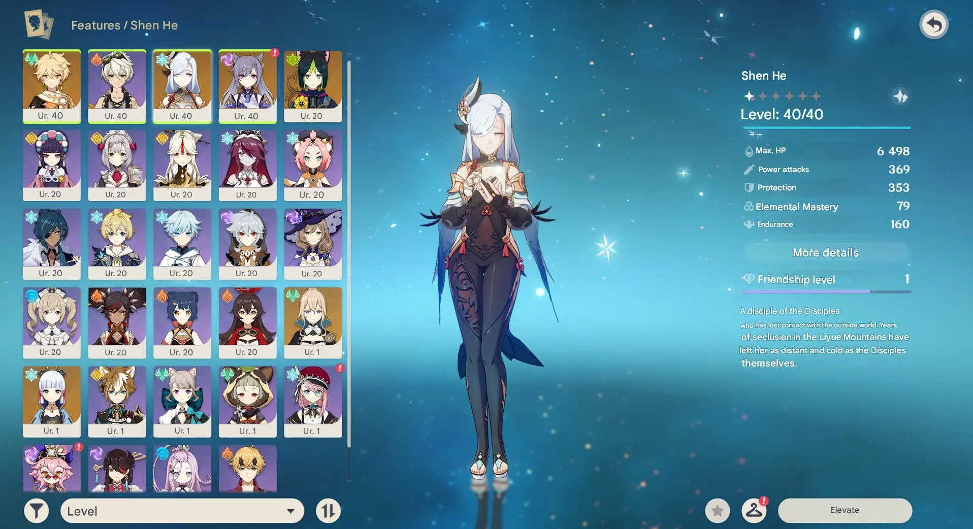 GI1501 Starter AR18 Ayaka Shenhe Keqing C1, Europe, Email Linked 